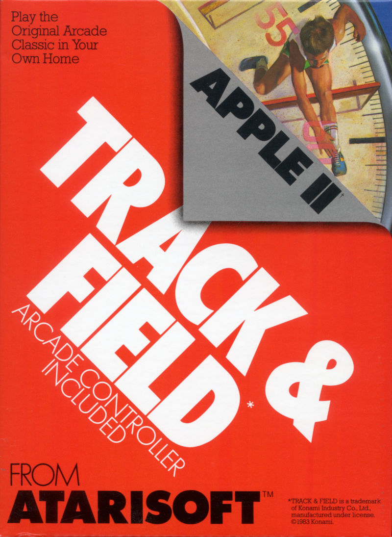 Track & Field Controller box art for Atari 2600
